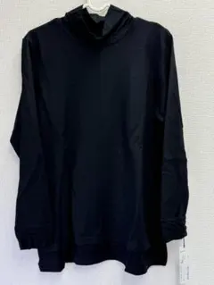 アンリック ウール100% タートルニット 異素材 日本製 黒L 長袖 トップス