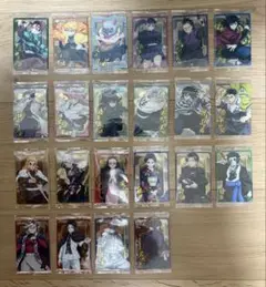 鬼滅の刃 ウエハース10カード ノーマル22種コンプ まとめ売り