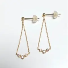 Vendome Aoyama K18 ダイヤモンド ピアスのサムネイル