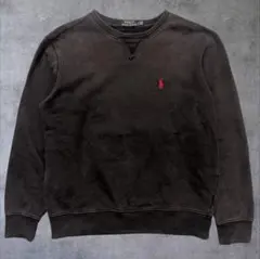 ラルフローレン スウェット ブラック L ralph lauren ポロ
