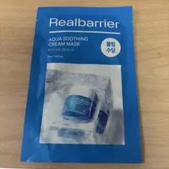 リアルバリアAqua Soothing Cream Mask 30ml 1枚のサムネイル
