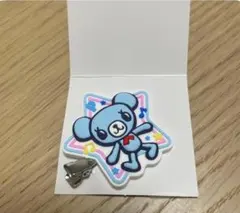 [新品・未使用]ナルミヤ ラバークリップ ポンポネット ミントくん 前髪クリップ