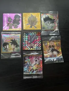 【未開封・レアあり】ドラゴンボール 超戦士シールウエハース超 7枚セット