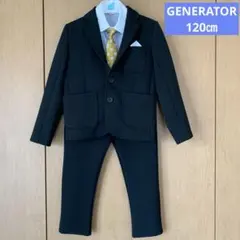 GENERATOR キッズ フォーマル スーツ 120cm ブラック 5点セット
