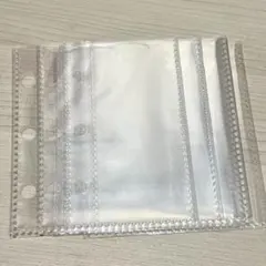 A8★10枚〜透明カードポケット付きリフィル シール帳バインダー