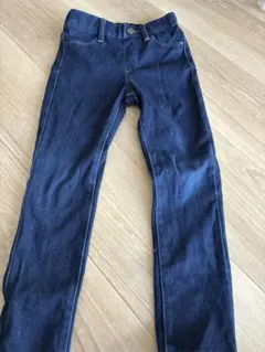 UNIQLO ダークブルー ストレートパンツ 110