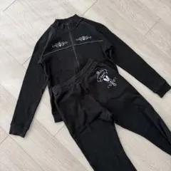 Chacott ブラック ウォームアップウェア 上下セット