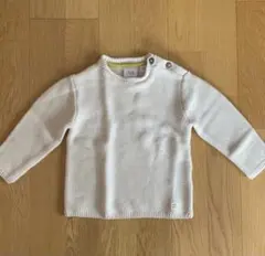 ZARA ホワイト ニットセーター 2-3歳