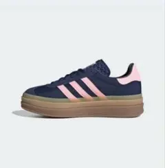 adidas gazelleBold ネイビーピンク 23.5cm