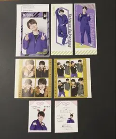 Snow Man 深澤辰哉 切り抜き パワーカード お守り しおり 4カット