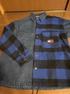 TOMMY JEANS デニムチェックシャツ