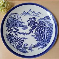 染付　山水画　伊万里焼　骨董品 db94307be84cc3a01205d58432e64e