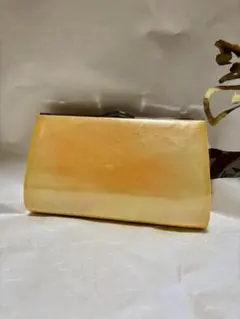 オレンジ系 クラッチバッグ 和装用バッグ 卒業式にも