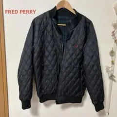 FRED PERRY リバーシブルキルティングアウターXL ブラック✖️チェック