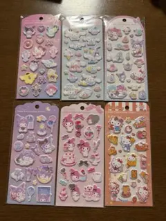 サンリオ ジュエルマシュマロステッカーなど １１枚セット　値下げ中