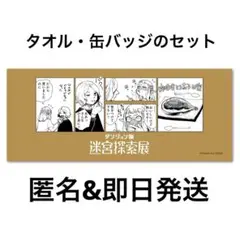ダン飯　ミスルン　フェイスタオル&缶バッジ　セット