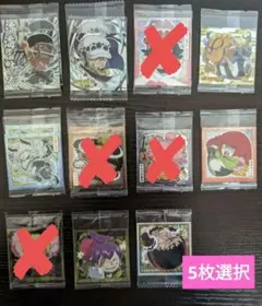 ワンピース　LOG6　ウエハース　シール