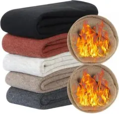 靴下 レディース もこもこ靴下 【5足セット・裏起毛極厚防寒】