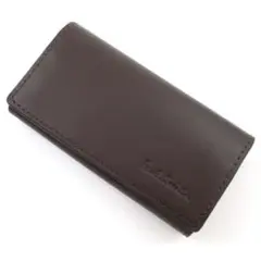 ギフトに最適☆新品☆箱付 ポールスミス 人気マルチ キーケース 濃茶