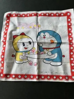 ドラえもん　ドラミちゃん　ハンカチ　昭和レトロ