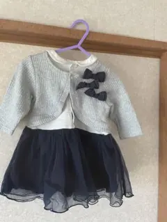 グレー ニット ワンピース 30
