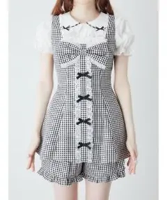 Ank Rouge ギンガムチェック セットアップ