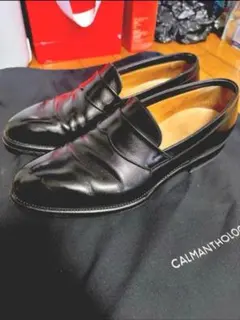 希少別注】 カルミナ 6 コインローファー MEERMIN別注 ツリー付 - メルカリ