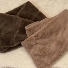 セット売り まとめ売り マフラー 2セット ブラウン ピンク