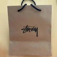 Stussy ショップ袋 ブラウン
