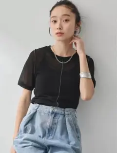 earth music&ecology シアーチュールプルオーバー