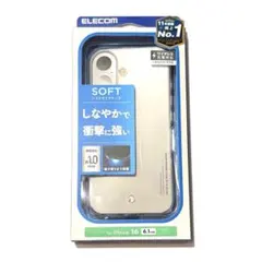 【匿名配送】エレコム iPhone16用 ソフトクリアケース