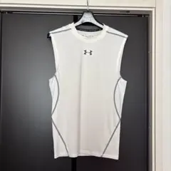 Under Armour ホワイト ノースリーブタンクトップ