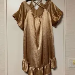 ワンピース　 ドレス 　ジンカンパニー　フォーマルドレス　ゴールド