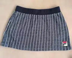 FILA テニススコート ストライプ ネイビー Lのサムネイル