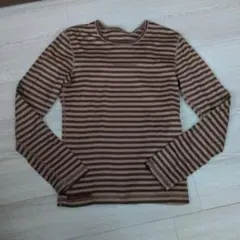 Mademoiselle NON NON 長袖 ボーダー カットソー 40のサムネイル