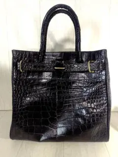 FURLA クロコ　型押し　レザー