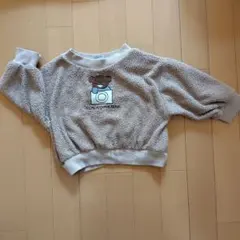 Dick Bruna クマ刺繍 ボアトレーナー