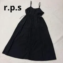 r.p.sドロスト キャミワンピース ブラック