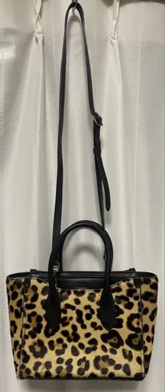 美品☆POLO RALPH LAURE(ポロ ラルフローレン)ハラコハンドバッグ