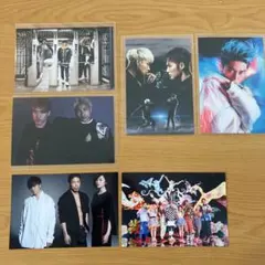 月刊EXILE特典 ポストカード4枚＋生写真2枚セット