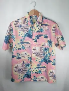 BILLABONG 死神サーファー アロハシャツ 総柄 Mのサムネイル