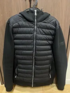 美品】ECOALF エコアルフ ハイブリッド ニット ジャケット ネイビー S 