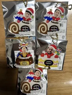 横浜F・マリノス マリガチャ　6.16.25.26.43.46ケーキオーナメント