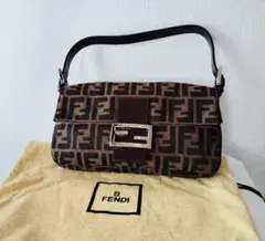 フェンディ FENDI マンマバケット ズッカ柄 ショルダーバッグ