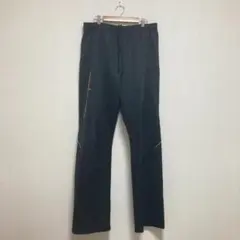 【チャンピオン】ジャージ ロングパンツ ストレッチ素材 黒 スポーツウェア