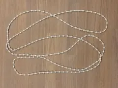 タチカワ ボールチェーンループ(長さ2m、輪にすると1m) マットホワイト