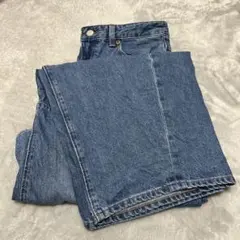 GU バレルレッグジーンズ 標準丈