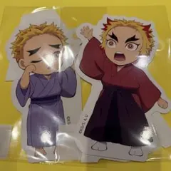 鬼滅の刃 繋がる リアルくじ ミニスタンディ 紙 煉獄杏寿郎 千寿郎