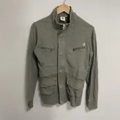 【L260】 Element スウェットミリタリージャケット サイズM グリーン