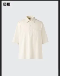 UNIQLO U ポロシャツ 半袖 オフホワイト